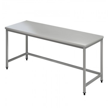 Τραπέζι/πάγκος εργασίας inox  χωρίς πάτο , Διαστάσεις 160x70x85cm