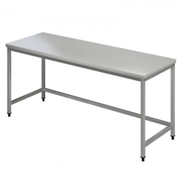 Τραπέζι/πάγκος εργασίας inox  χωρίς πάτο , Διαστάσεις 200x70x85cm