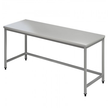 Τραπέζι/Πάγκος Εργασίας Inox Χωρίς Πάτο , Διαστάσεις 220x70x85cm