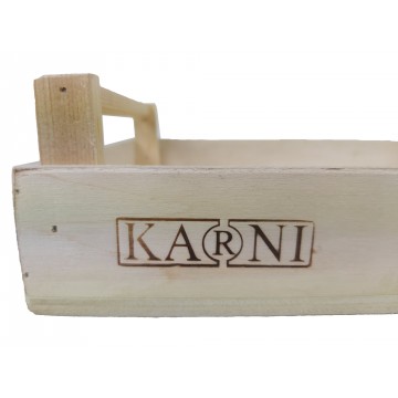 KARNI ΤΕΛΑΡΑΚΙ ΓΙΑ ΣΕΡΒΙΡΙΣΜΑ ΣΕ ΦΥΣΙΚΟ ΧΡΩΜΑ 25x17x5ΕΚ