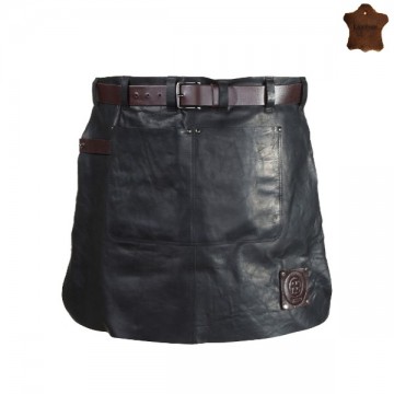 ΔΕΡΜΑΤΙΝΗ ΠΟΔΙΑ ΣΕΡΒΙΤΟΡΟΥ 51x67 ΜΠΟΡΝΤΩ-ΜΑΥΡΗ