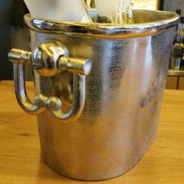 ΣΑΜΠΑΝΙΕΡΑ ΑΛΟΥΜΙΝΙΟΥ KARNI ΟΒΑΛ ΜΕ ΣΧΕΔΙΟ 35x20x22εκ