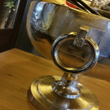 ΣΑΜΠΑΝΙΕΡΑ ΑΛΟΥΜΙΝΙΟΥ KARNI ΜΕ ΒΑΣΗ "COLD DRINKS" 45x33x31εκ