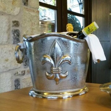 ΣΑΜΠΑΝΙΕΡΑ ΑΛΟΥΜΙΝΙΟΥ ΠΟΛΥΤΕΛΕΙΑΣ KARNI ΜΕ ΑΝΑΓΛΥΦΗ ΔΙΑΚΟΣΜΗΣΗ 36x29x25εκ