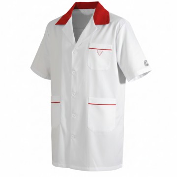 Tips Σακάκι Κρεοπωλείου Άσπρο Με κοντό Μανίκι