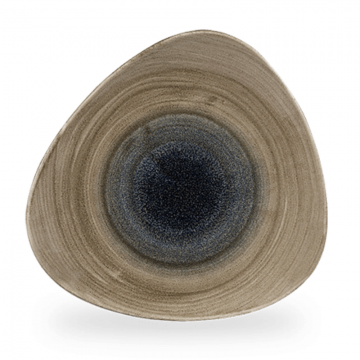 Churchill Πιάτο Ρηχό Τρίγωνο Πορσελάνης 31,1εκ Stonecast Aqueous Bayou- σετ 11 τεμαχίων