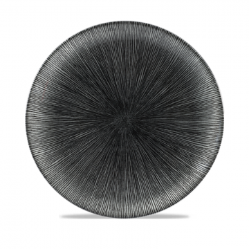 Πιάτο Ρηχό Πορσελάνης Churchill 28,8εκ Studio Prints Agano Black -  σετ 12 τεμαχίων