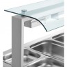 ΜΠΑΙΝ ΜΑΡΙ ΕΠΙΔΑΠΕΔΙΟ SNEEZE GUARD 180x70x131εκ INOMAK MVV718