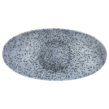 Πιατέλα Οβάλ Πορσελάνης Churchill 34,7x17,3εκ Studio Prints Mineral Blue -  σετ 6 τεμαχίων