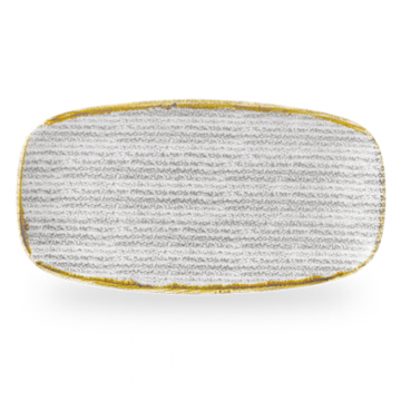 Πιατέλα Πορσελάνης Churchill 35,5x18,9εκ Studio Prints Homespun Stone Grey - σετ 6 τεμαχίων