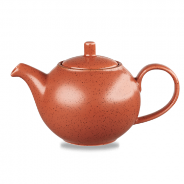 Τσαγιέρα Πορσελάνης Churchill 42,6cl Stonecast Spiced Orange - σετ 2 τεμαχίων