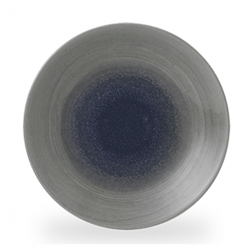 Πιάτο Coupe Βαθύ Πορσελάνης Churchill 22,5εκ Stonecast Aqueous Fjord - σετ 12 τεμαχίων