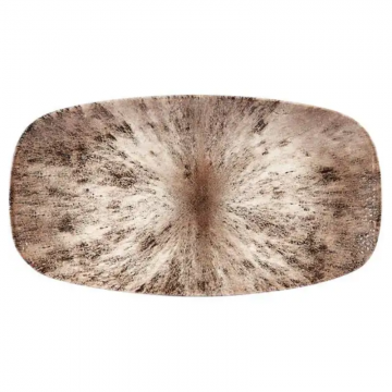 Πιατέλα Πορσελάνης Churchill 35,5x18,9εκ Studio Prints Stone Zircon Brown - σετ 9 τεμαχίων