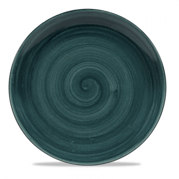 Πιάτο Ρηχό Πορσελάνης Churchill 28,8εκ Stonecast Patina Rustic Teal - σετ 7 τεμαχίων