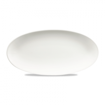 Πιατέλα Οβάλ Πορσελάνης Churchill 29,9x15εκ Chef Plate White -  σετ 6 τεμαχίων