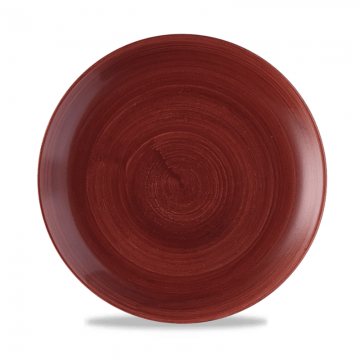 Πιάτο Ρηχό Πορσελάνης Churchill 26εκ Stonecast Patina Red rust - σετ 11 τεμαχίων