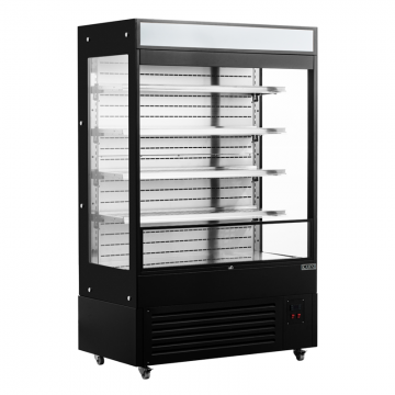 Ψυγείο Βιτρίνα Self-service μαύρη Karni ARIA-22520 με 5επίπεδα χωρητικότητα 520Lt 900x656x1900mm (Εξουσιοδοτημένο Service)