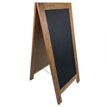 Ξύλινος Πίνακας κιμωλίας βαρέως τύπου 17kg 65x140εκ διπλής όψης