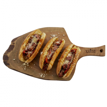 Nakaro® Xειροποίητο Ξύλινο Πλατώ Σερβιρίσματος Με Λαβή 57x28xΥ3εκ