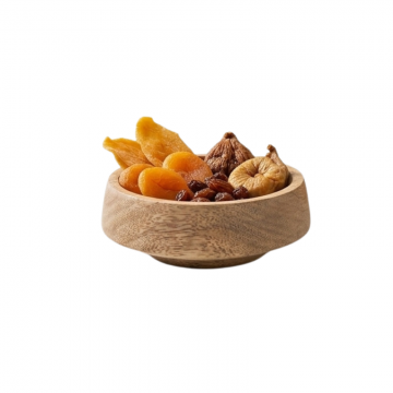 Nakaro® Ξύλινο Μπωλ σερβιρίσματος Japanese Style Λαδί Χρώμα Φ12εκ