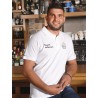 Μπλούζα polo λευκή unisex "Passion for Pastry" 100%βαμβάκι