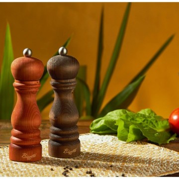 ΜΥΛΟΣ ΑΛΑΤΙΟΥ ΞΥΛΙΝΟΣ SHABBY VINTAGE RUST 19εκ