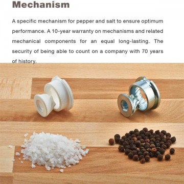 ΜΥΛΟΣ ΑΛΑΤΙΟΥ ΜΑΥΡΟΣ ΞΥΛΟ ΟΞΙΑΣ ΥΨΟΣ 19εκ BISETTI SORRENTO