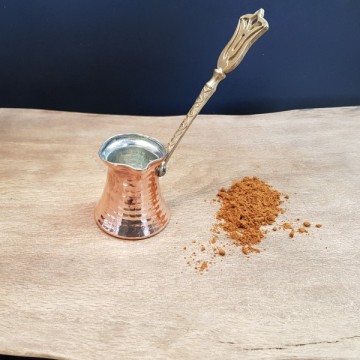 ΜΠΡΙΚΙ ΕΛΛΗΝΙΚΟΥ ΚΑΦΕ ΧΑΛΚΙΝΟ Νο2 175ml ΜΕ ΣΚΑΛΙΣΤΟ ΧΕΡΙ ΤΟΥΡΚΙΑΣ 