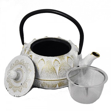 ΤΣΑΓΙΕΡΑ ΑΠΟ ΜΑΝΤΕΜΙ 600ml GOLD WHITE KARNI 