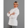 Μπλούζα σεφ άσπρη microcool με τρουκ