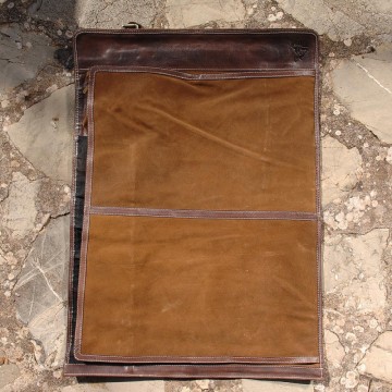 Τσάντα μαχαιριών σεφ 100% δέρμα καφέ χρώμα