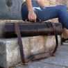 Τσάντα μαχαιριών σεφ 100% δέρμα μπορντώ χρώμα