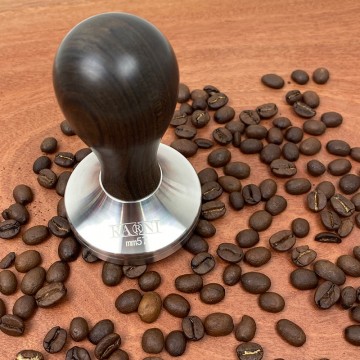 Tamper-Πατητήρι Καφέ 57mm KARNI Sandalwood Σκούρο