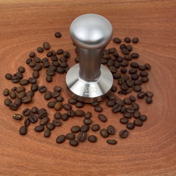 Tamper-Πατητήρι Καφέ 57mm KARNI Ασημί