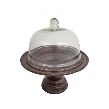 Εταζέρα-Τουρτιέρα Γλυκών Αλουμινίου Σε Χρώμα Χάλκινο Υ38 Φ40εκ