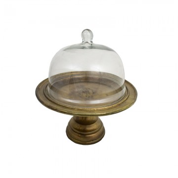 Εταζέρα-Τουρτιέρα Γλυκών Αλουμινίου Σε Χρώμα Μπρούτζου  Υ38 Φ40εκ