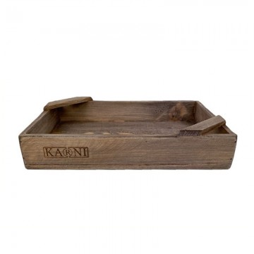 Nakaro® Τελαράκι Ψαρά για σερβίρισμα 30x20xΥ5εκ Rustic Καφέ Χρώμα