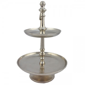 ΕΤΑΖΕΡΑ ΑΛΟΥΜΙΝΙΟΥ 2 ΕΠΙΠΕΔΩΝ 38εκ(Υ) Φ25εκ